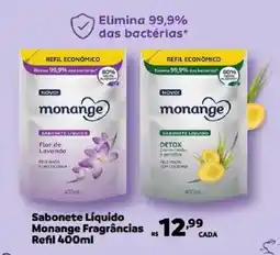 Max Atacadista Sabonete Líquido Monange Fragrâncias Refil oferta