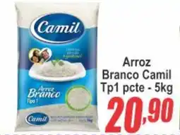 Serrano Supermercado Arroz Branco Camil Tp1 pcte oferta