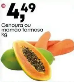 Frangolândia Cenoura ou mamão formosa oferta