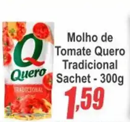 Serrano Supermercado Molho de Tomate Quero Tradicional Sachet oferta