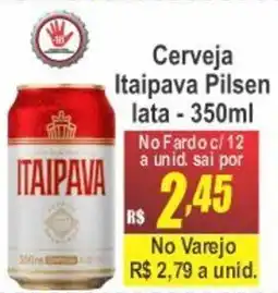 Serrano Supermercado Cerveja Itaipava Pilsen lata oferta