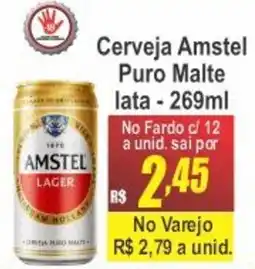 Serrano Supermercado Cerveja Amstel Puro Malte lata oferta