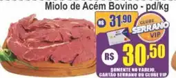 Serrano Supermercado Miolo de Acém Bovino oferta