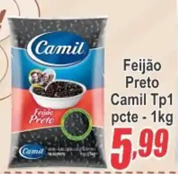 Serrano Supermercado Feijão Preto Camil Tp1 pcte oferta