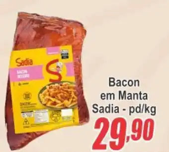 Serrano Supermercado Bacon em Manta Sadia oferta
