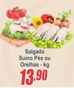 Serrano Supermercado Salgado Suíno Pés ou Orelhas oferta
