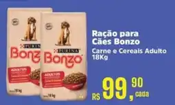 Supermercados Mateus Ração para Cães Bonzo oferta