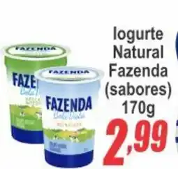 Serrano Supermercado logurte Natural Fazenda (sabores) oferta