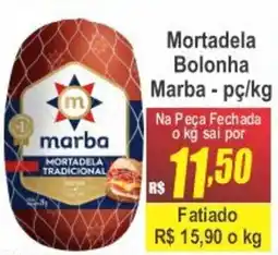 Serrano Supermercado Mortadela Bolonha Marba oferta