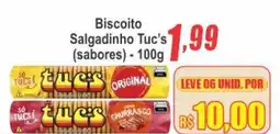 Serrano Supermercado Biscoito Salgadinho Tuc's (sabores) oferta