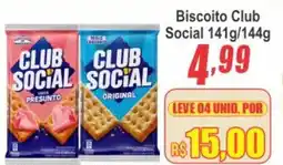 Serrano Supermercado Biscoito Club Social oferta