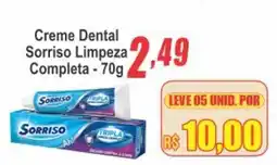 Serrano Supermercado Creme Dental Sorriso Limpeza Completa oferta