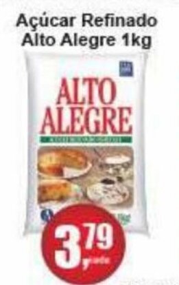 Acucar Refinado Alto Alegre 1kg