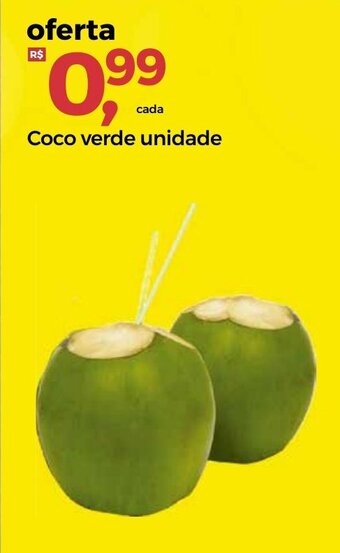 Frangolândia Coco verde unidade oferta
