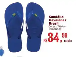 Supermercados Mateus Sandália Havaianas Brasil oferta