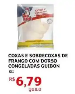 Assaí Atacadista Coxas e sobrecoxas de frango com dorso congeladas guibon oferta