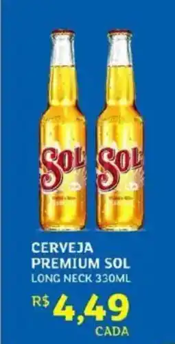 Assaí Atacadista Cerveja premium sol long neck oferta