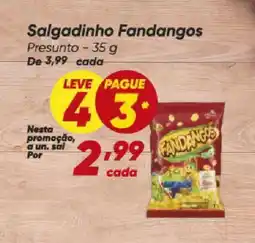 Dia Salgadinho Fandangos Presunto oferta