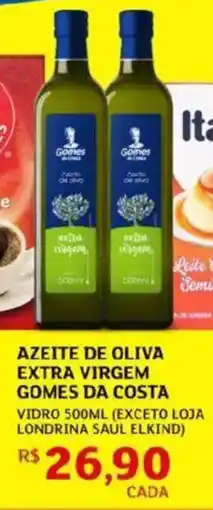 Assaí Atacadista Azeite de oliva extra virgem gomes da costa oferta
