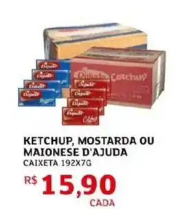 Assaí Atacadista Ketchup, mostarda ou maionese d'ajuda oferta