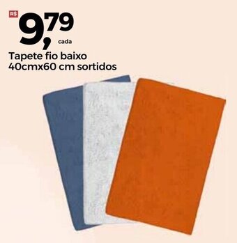 Tapete fio Baixo 40cmx60cm sortidos