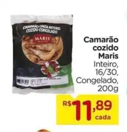 Carrefour Camarão cozido Maris oferta