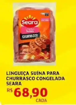 Assaí Atacadista Linguiça suína para churrasco congelada seara oferta