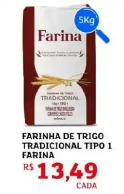 Assaí Atacadista Farinha de trigo tradicional tipo 1 farina oferta