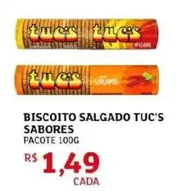Assaí Atacadista Biscoito salgado tuc's sabores oferta