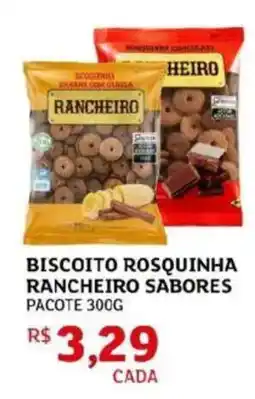 Assaí Atacadista Biscoito rosquinha rancheiro sabores pacote oferta