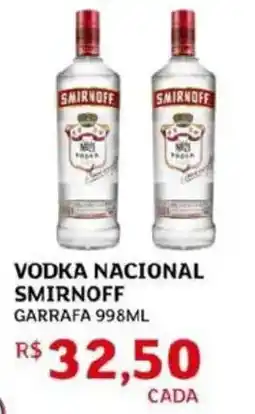 Assaí Atacadista Vodka nacional smirnoff garrafa oferta