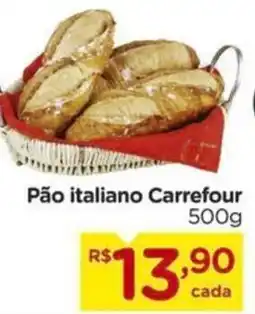 Carrefour Pão italiano Carrefour oferta