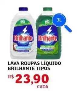 Assaí Atacadista Lava roupas líquido brilhante tipos oferta