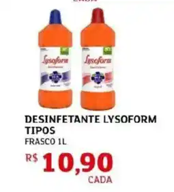 Assaí Atacadista Desinfetante lysoform tipos frasco oferta