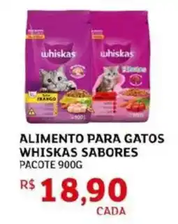 Assaí Atacadista Alimento para gatos whiskas sabores pacote oferta