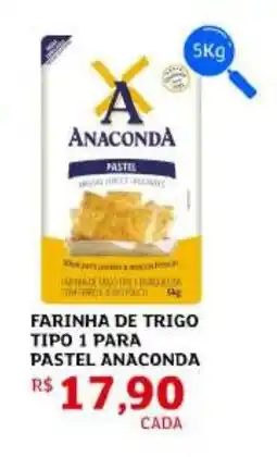Assaí Atacadista Farinha de trigo tipo 1 para pastel anaconda oferta