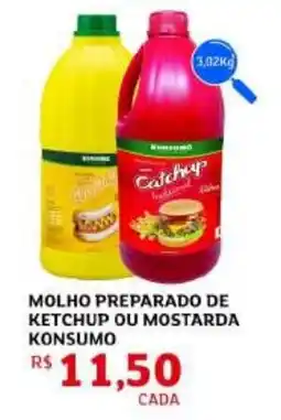Assaí Atacadista Molho preparado de ketchup ou mostarda konsumo oferta