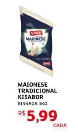 Assaí Atacadista Maionese tradicional kisabor bisnaga oferta