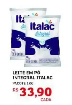 Assaí Atacadista Leite em pó integral italac pacote oferta