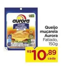 Carrefour Queijo muçarela Aurora Fatiado, oferta