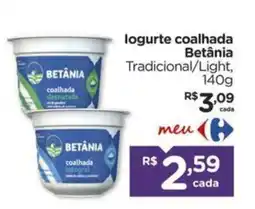 Carrefour logurte coalhada Betânia oferta