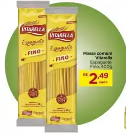 Carrefour Massa comum Vitarella oferta