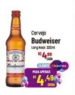 Muffato Cerveja Budweiser Long Neck oferta