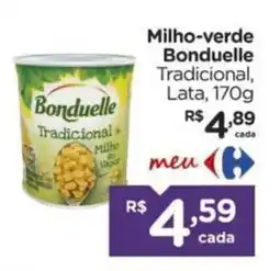 Carrefour Milho-verde Bonduelle Tradicional, Lata, oferta