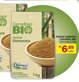 Carrefour Açúcar orgânico Carrefour Bio Demerara, oferta