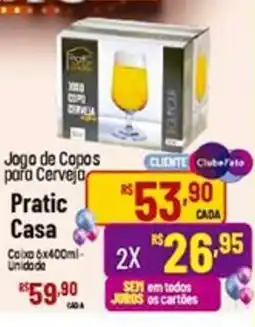 Muffato Jogo de Copos para Cerveja Pratic Casa oferta