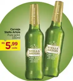 Carrefour Cerveja Stella Artois Pure gold, oferta