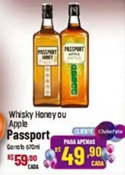 Muffato Whisky Honey ou Apple Passport oferta
