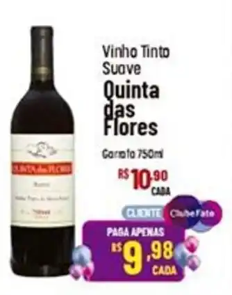 Muffato Vinho Tinto Suave Quinta das Flores oferta