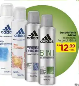 Carrefour Desodorante Adidas Fragrâncias, Aerossol oferta